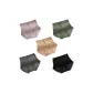 MY-1562/Cameo Brown+Pea Green+Red Brown+Gray+Black/5 Pack