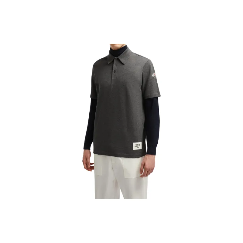 Moncler Piqué weave Polo Shirt-3