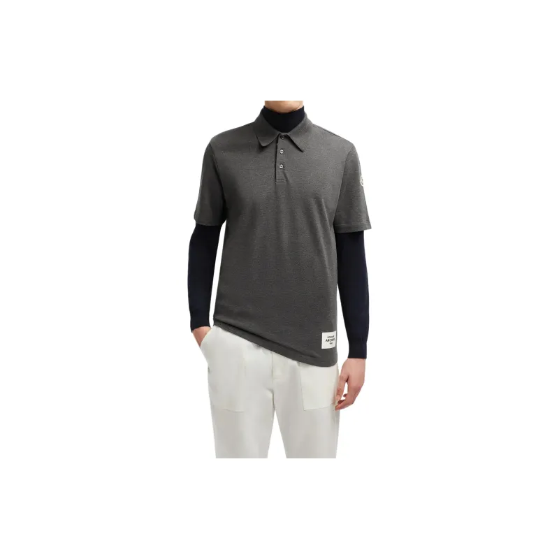 Moncler Piqué weave Polo Shirt-1