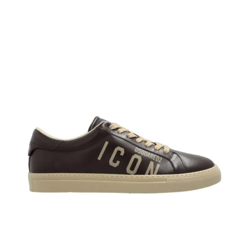 DSQUARED 2 Icon Logo Printed Boxer Sneakers-1