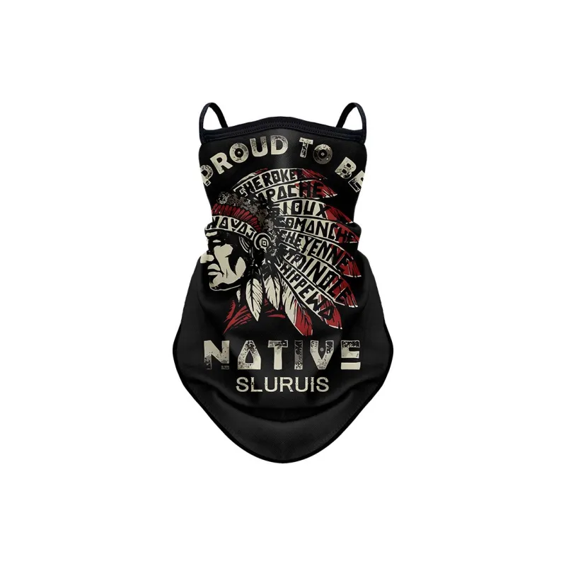 HNJ Riding Equipment Cycling Mask Unisex Polyester Multiple Colors-7