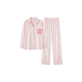 DanceBees Pajama Set Women's Pink