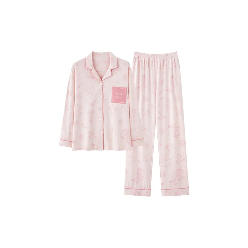 DanceBees Pajama Set Women's Pink-0