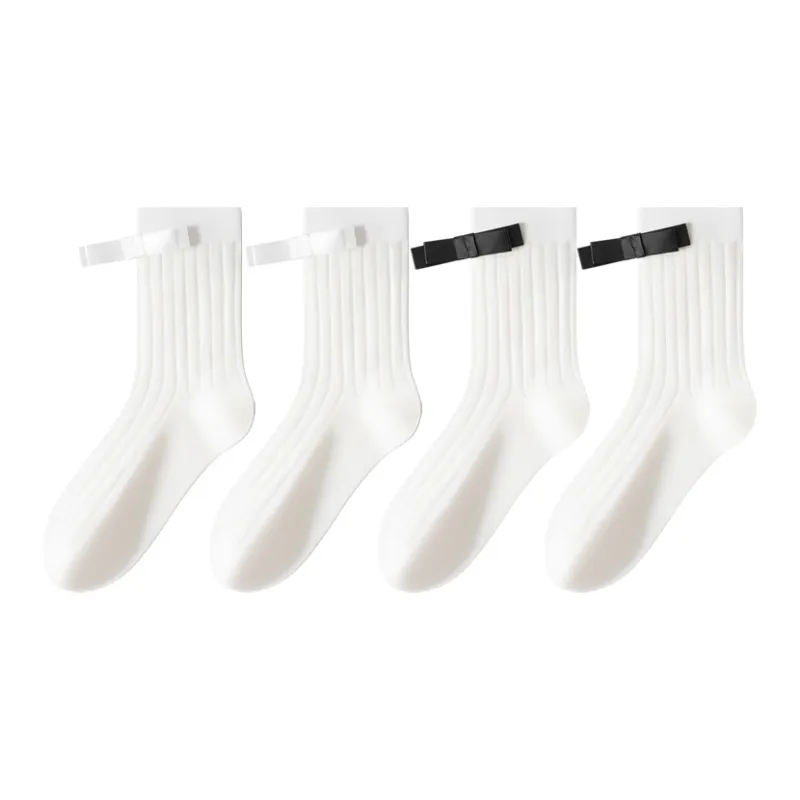 MIIOW Trend Party Series Mid Calf Socks Women's 4 Pack-7