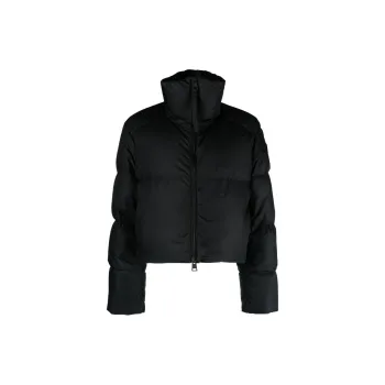 Canada Goose Garnet Zip Up Cropped Puffer Jacket