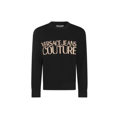 VERSACE JEANS COUTURE Sweaters Men Black