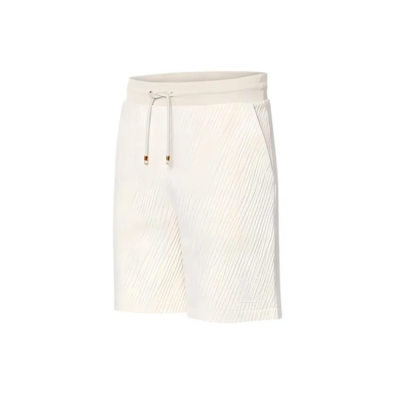 LOUIS VUITTON Jacquard Cotton Blend Jersey Shorts-2