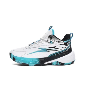 AMICNIEGD Breathable Slip Resistant Cushioning Low Top Basketball Shoes Men's