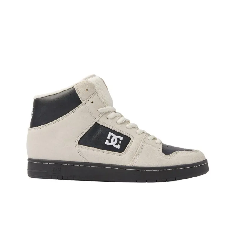 DC Shoes High Top Skateboard Shoes Men's Beige-1