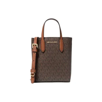 MICHAEL KORS Coated Canvas Shoulder Bag Crossbody Bag Handbag Mini Women's Dark Brown