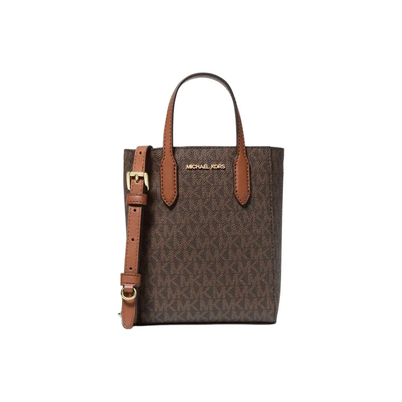 MICHAEL KORS Coated Canvas Shoulder Bag Crossbody Bag Handbag Mini Women's Dark Brown-0