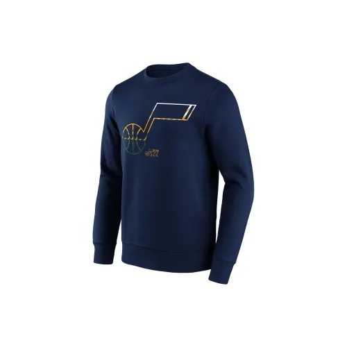 NBA Utah Jazz Sweatshirts Men Navy Blue