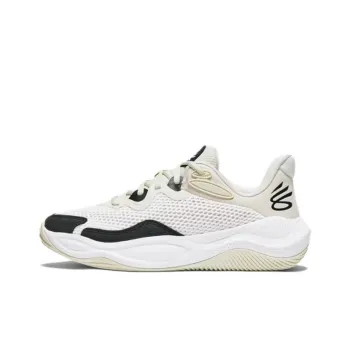 Under Armour Curry Splash 24 Anti Slip Wear Resistant Low Top Basketball Shoes Unisex Ecru