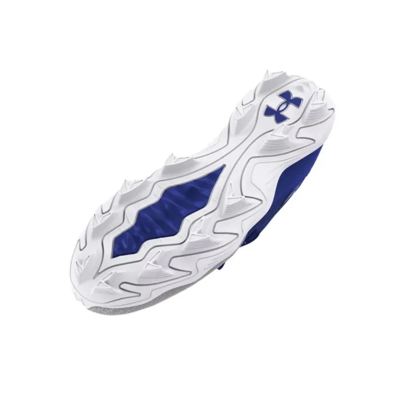 Under Armour Slip Resistant And Breathable Mid Top Training Shoes Unisex Blue-3