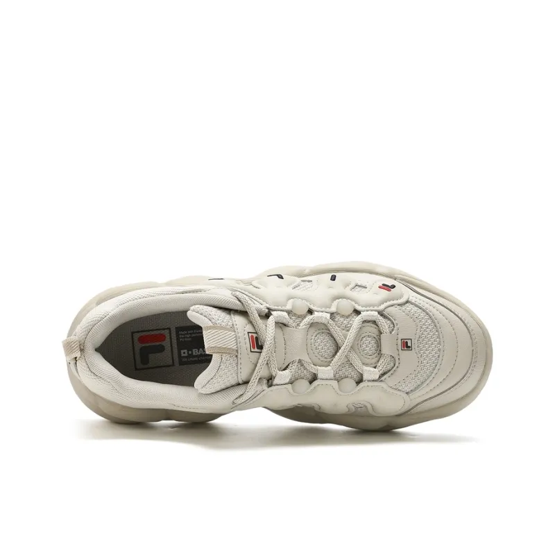 FILA PEASE Anti-Slip Wear-Resistant Low-Top Casual Shoes Women's Oat Brown-3