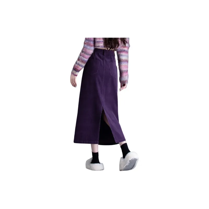 You Cow Me Pants Casual Long Skirts Women's-8