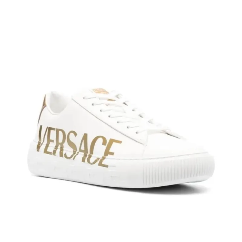 VERSACE Greca Sneaker 'White Gold'-3