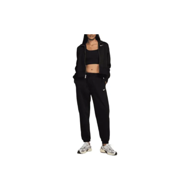 Nike Sportswear Phoenix Fleece Jackets Coats Women's Black-2