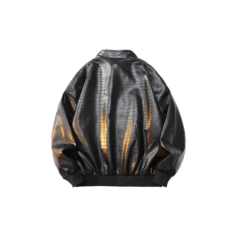 FAX FOR FMACM Leather Jacket Unisex-3
