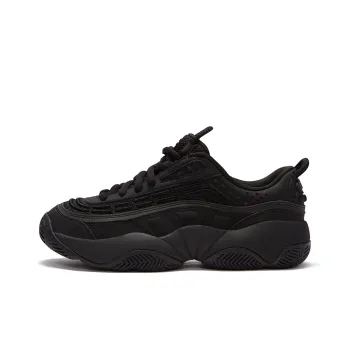 FILA FUSION Flame Shoes Low Top Vintage Basketball Shoes Men's Black
