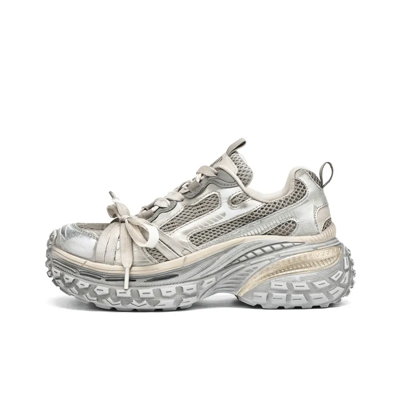 Rosa Bianca Breathable Lightweight Low-Top Chunky Sneakers Women's-0
