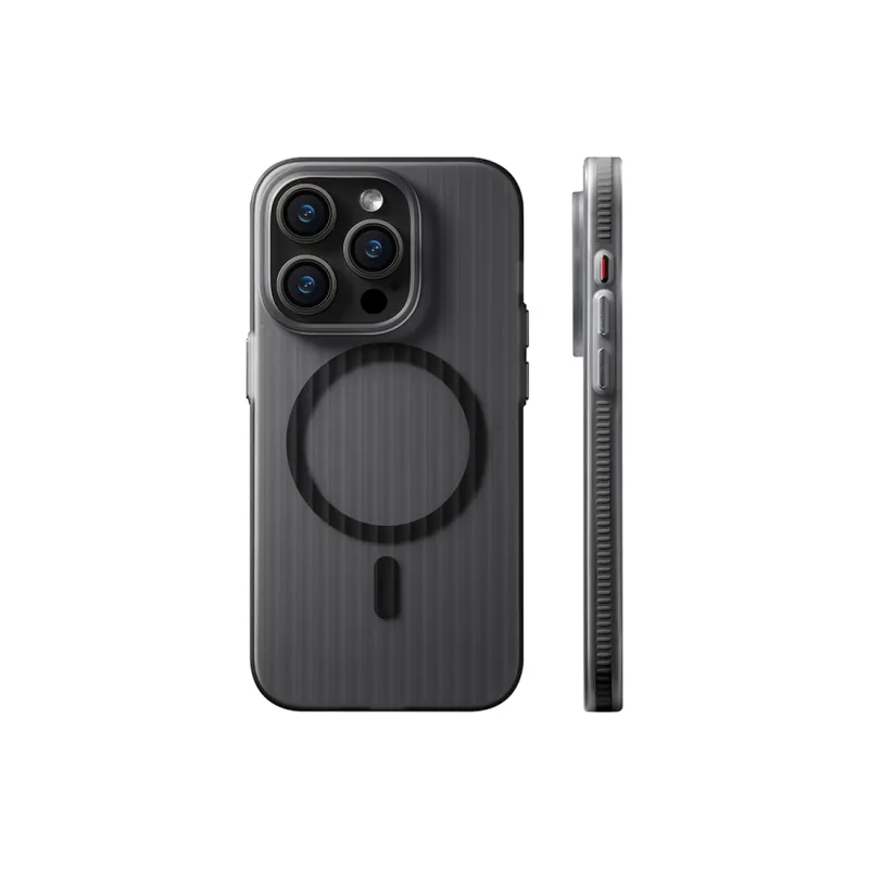 TXBX Matte Material Skin Feel Stripes Magnetic Phone Case Compatibility With Apple 15/14/13/12 Series-7