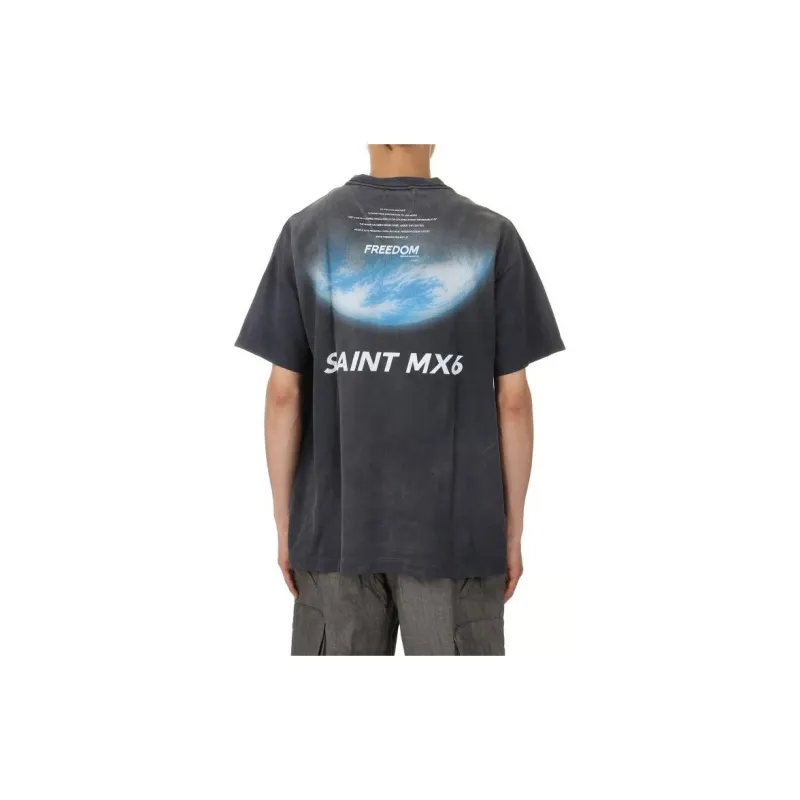 SAINT Mxxxxxx Graphic print T shirt-3