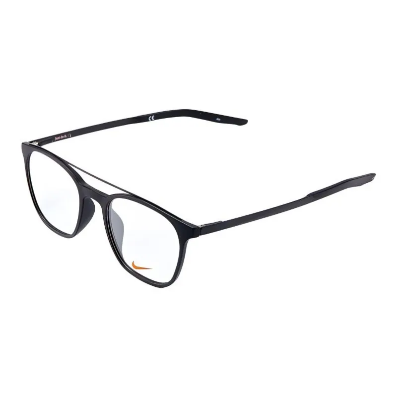 Nike Square Eyeglass Frames Unisex Black-0