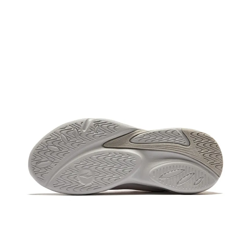 Erke Anti-Slip And Wear-Resistant Breathable Low-Top Casual Shoes Women's Gray Pink-5