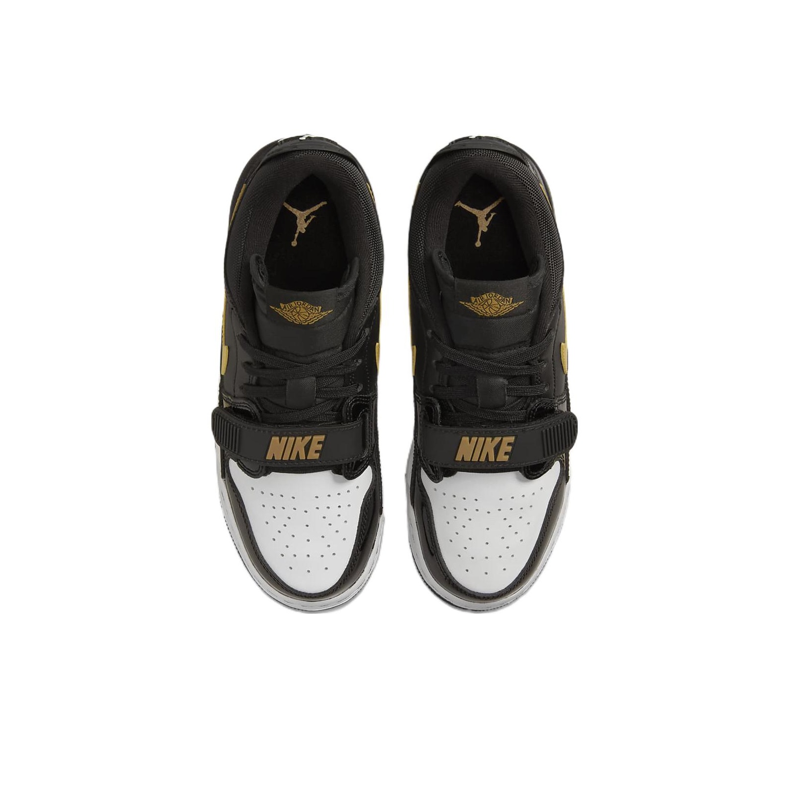 Jordan Legacy 312 Low Black Metallic Gold GS US Kids 3.5Y