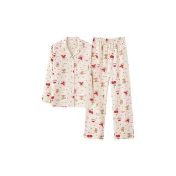 DanceBees Pajama Set Women's Image Color
