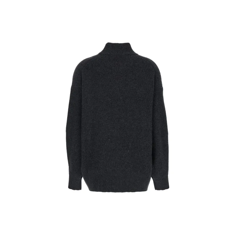 Brunello Cucinelli Lurex High Neck Oversized Pullover-1