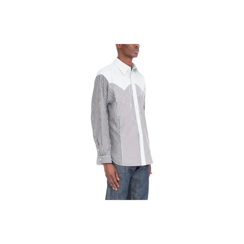 Maison Margiela Buttoned Striped Shirt-4