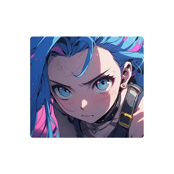 SALTOINC Good Looking Jinx Crystal Snow/Sand Mist Upgraded Resin FPS Professional Hard Esports Large Size Mouse Pads-2