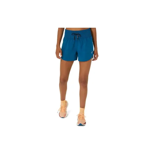 Asics NAGINO 4IN RUN Sports Shorts Women's Light Blue