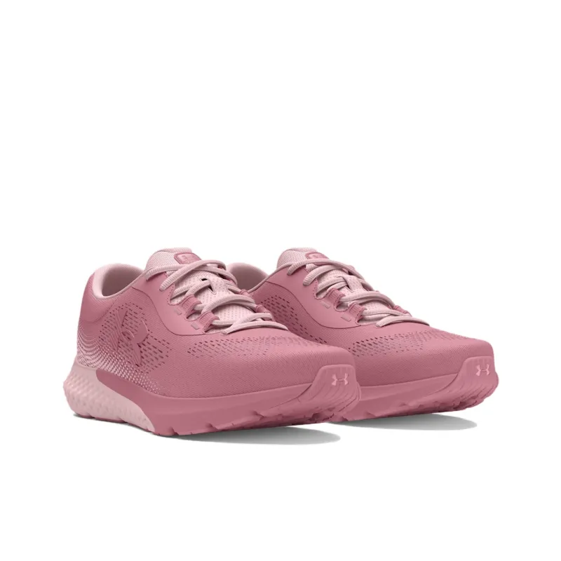 Under Armour Rogue 4 Lightweight Anti Slip And Wear Resistant Low Top Running Shoes Women's Pink-3