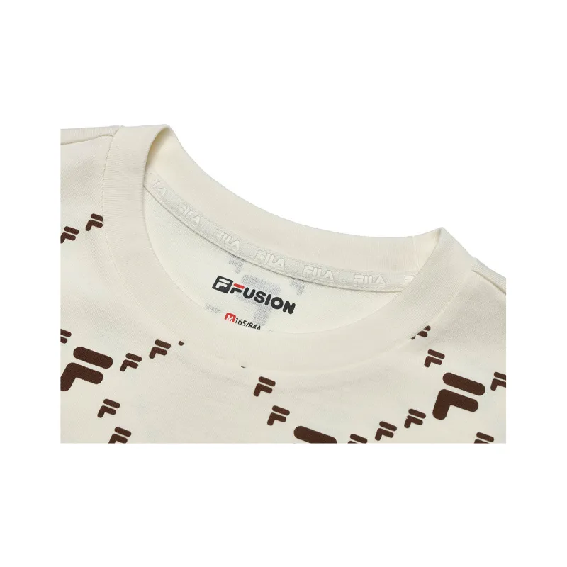 FILA Short-Sleeved Dresses Women's Imitation Antique White-2