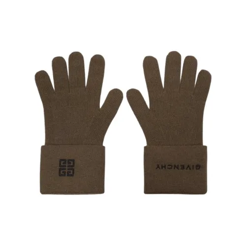 Givenchy Embroidered Logo Gloves