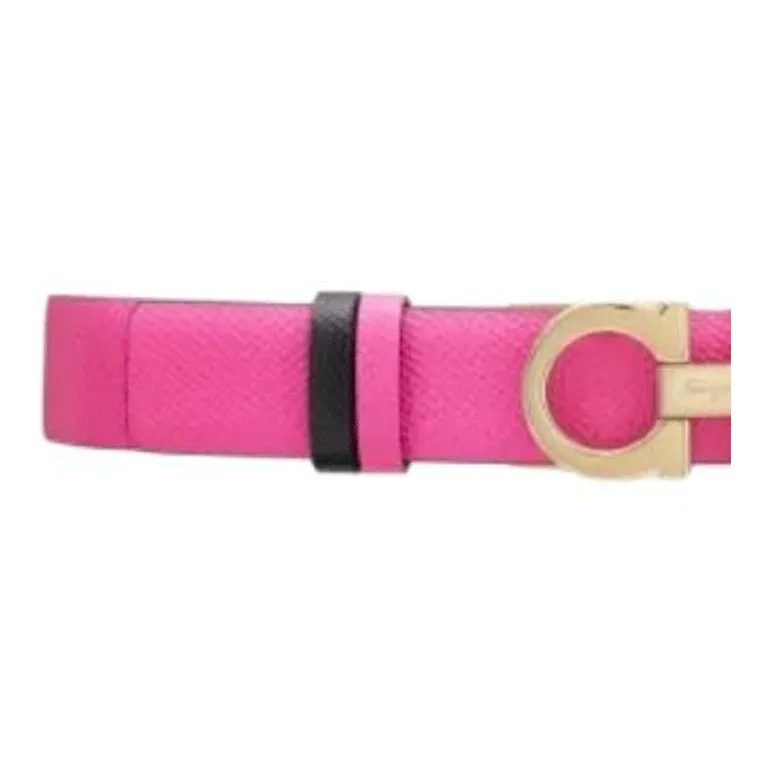 FERRAGAMO Cow Leather Leather Belts Women's Pink --1
