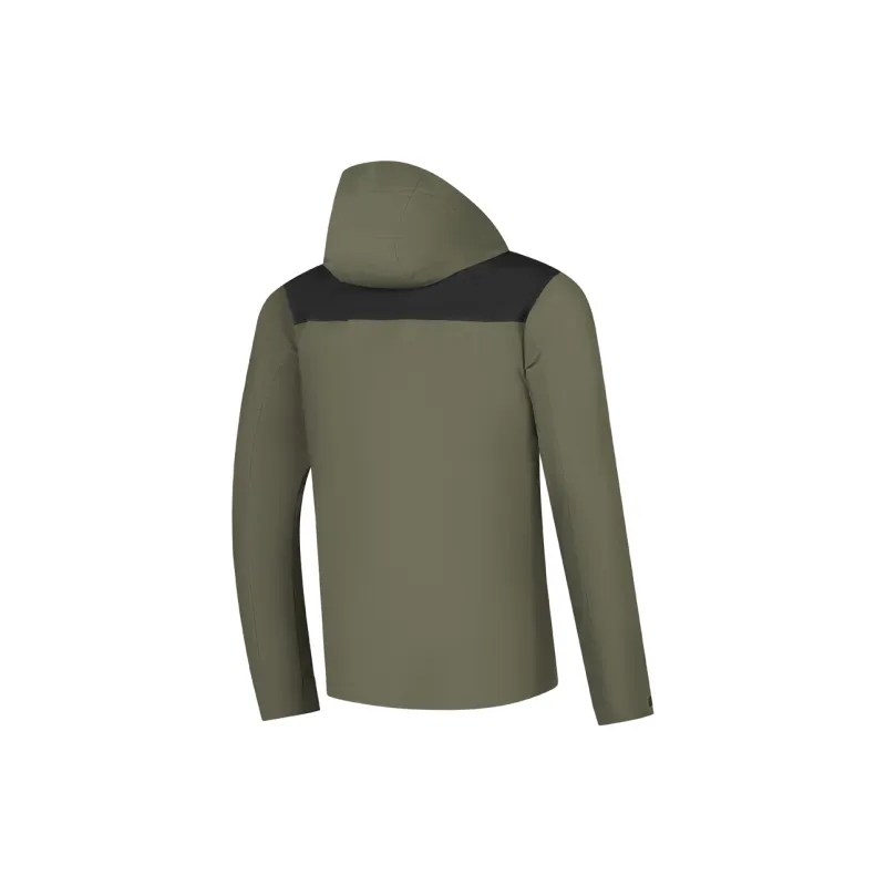 QIAODAN Mountain God Series Waterproof And Windproof To Keep Warm Windbreaker Jacket Men's Chalcedony Green-1