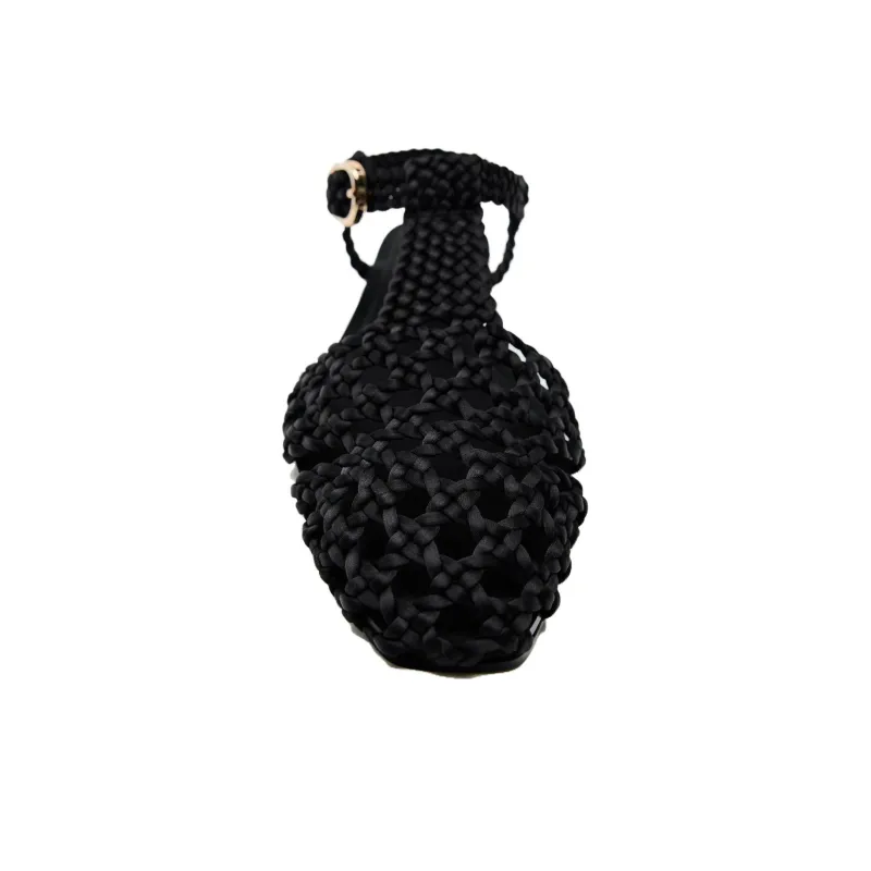 ZARA Roman Sandals Women's Black-4