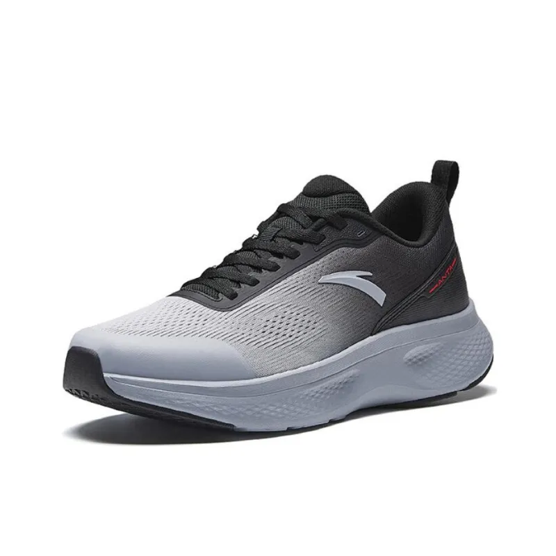 Anta Variety Training Collection Cushioned Wear Resistant Lightweight Low Top Training Shoes Men's Gray Black-1