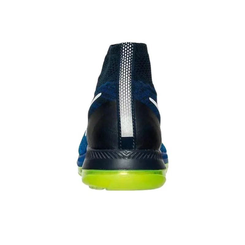 Nike Zoom All Out Flyknit Slip-Resistant Mid-Top Running Shoes Women's Blue-3