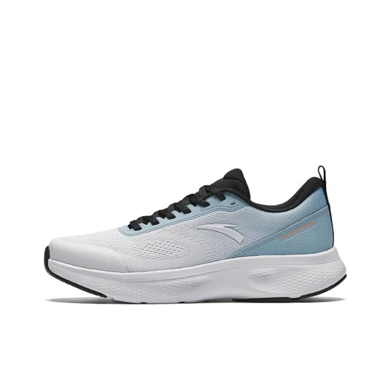 Anta Wear Resistant Slip Resistant Low Top Training Shoes Men's Gray Blue Black-0