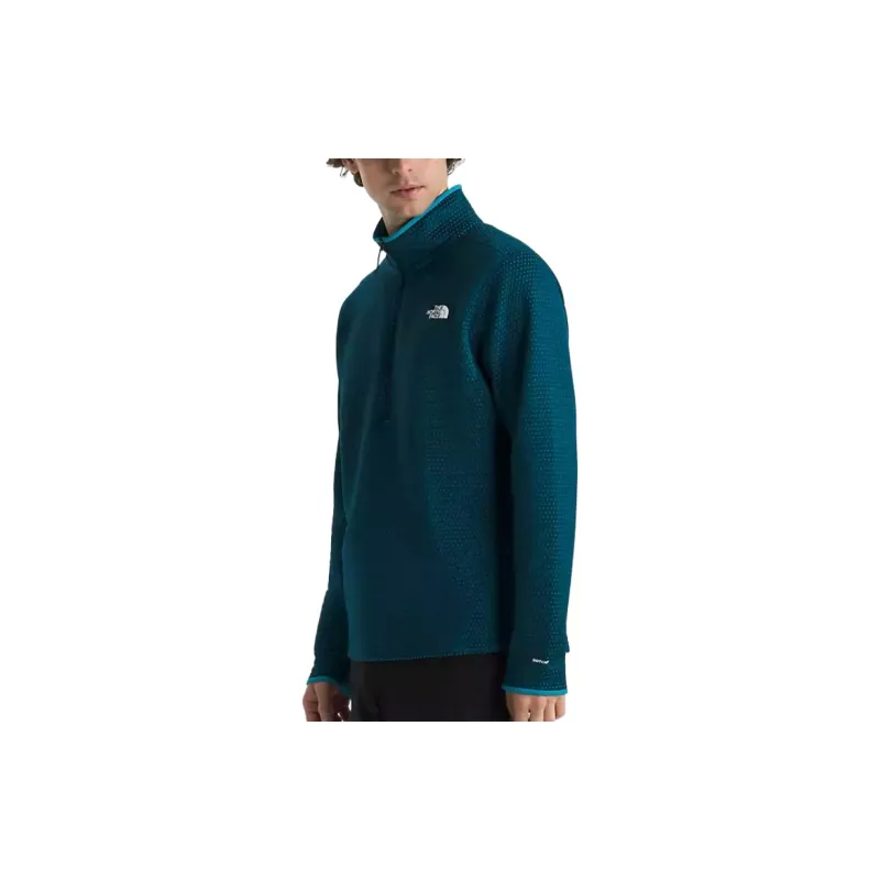 THE NORTH FACE DotKnit Thermal ¼ Sweatshirt Men's Green-3