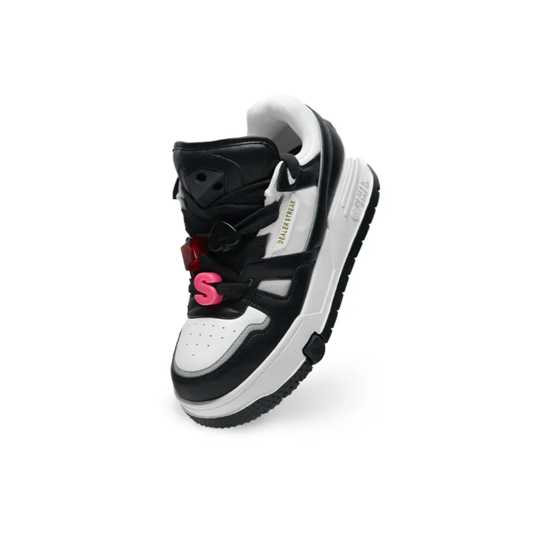 DEALER STREAK Anti Slip Wear Resistant Low Top Skateboard Shoes Unisex-7