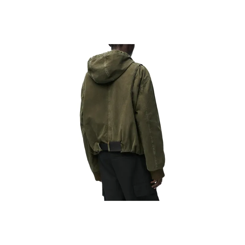 LOEWE FW24 Jackets & Coats Men's Dark Olive-4