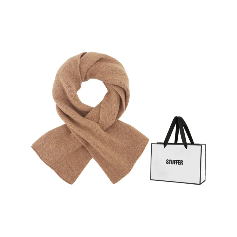 STUFFER 100% Pure Wool Knit Scarves Unisex-2