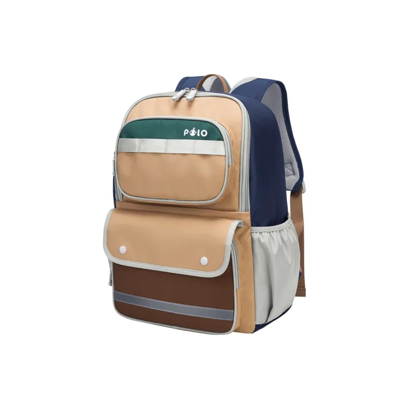 POLO Fabric Backpack Large Size Men's Multicolor-5