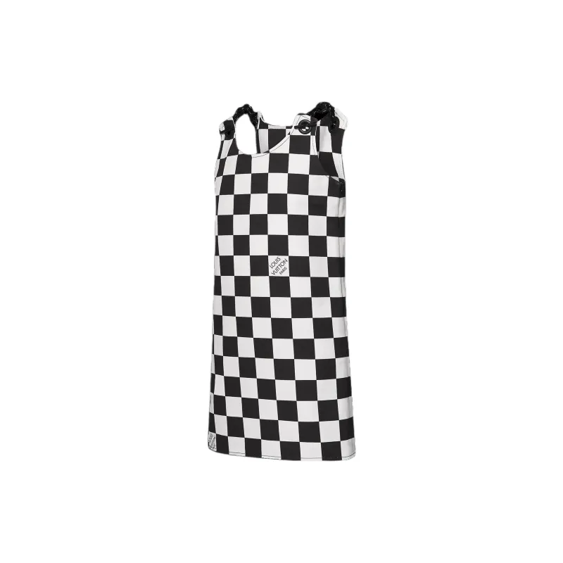 LOUIS VUITTON 2010s Damier Denim Dress-2